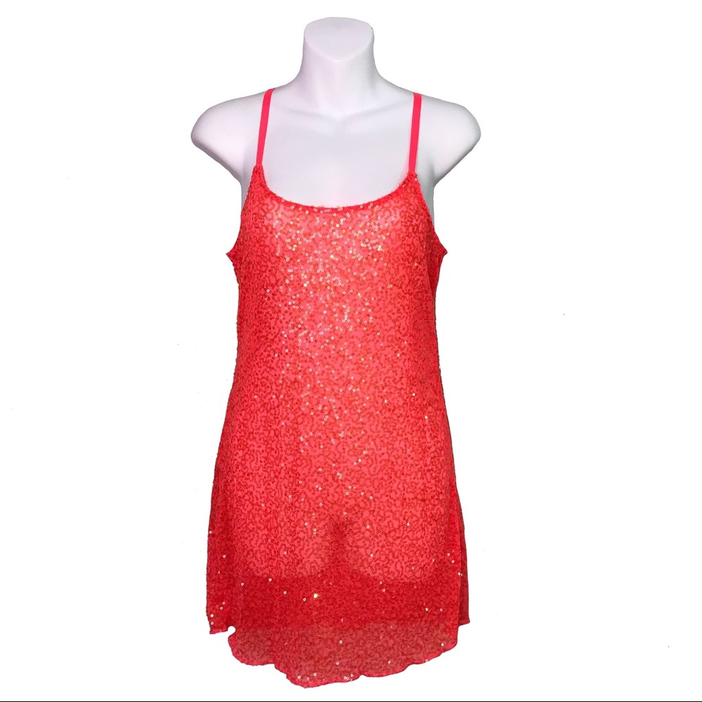Free People Intimately | Sheer Sequin Slip Dress S